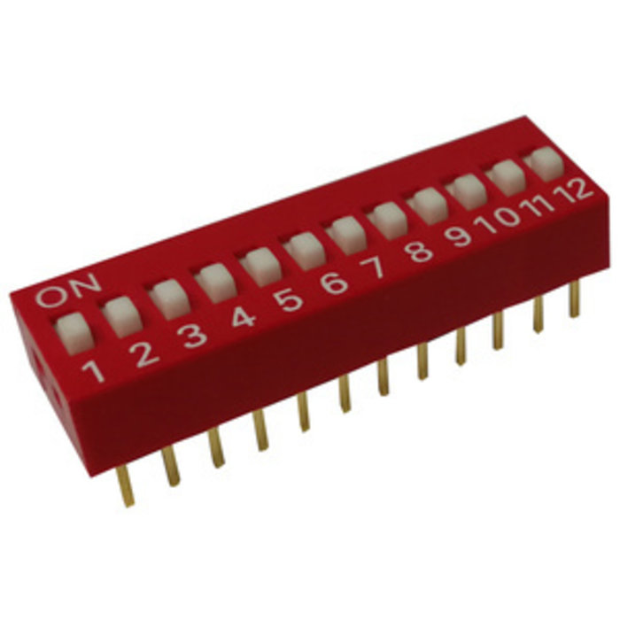 Otronic 12 Pins DIP Switch, 2.54mm