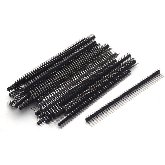 Otronic Tête de broche à une rangée à angle droit 1X40pin 2.54mm 90 degrés