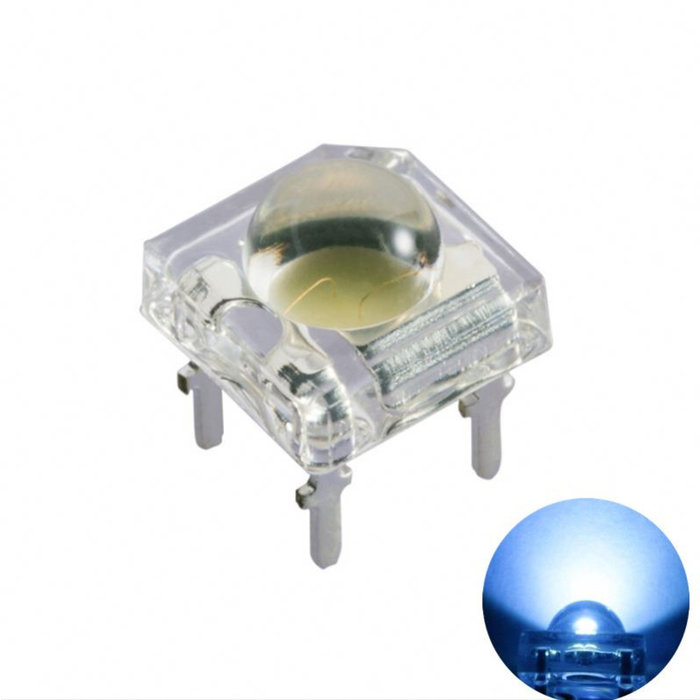 Otronic 5mm Super Flux Piranha 4pin LED - Blauw