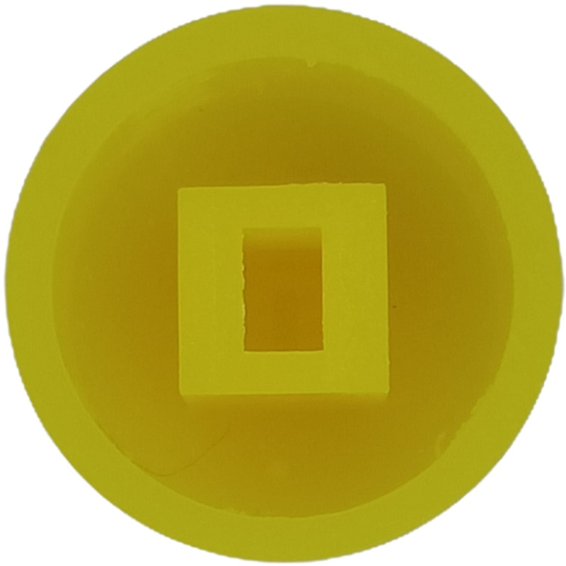 Otronic capuchon coloré pour bouton poussoir ot3321 JAUNE