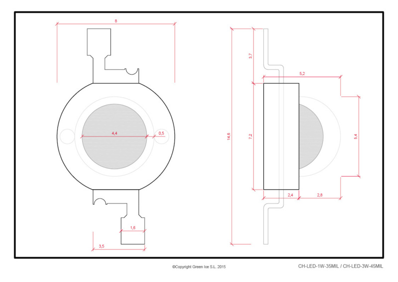 Otronic SMD 1W High Power LED - Cool White