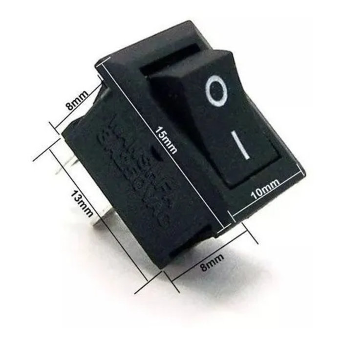 Otronic Mini wipschakelaar AAN/UIT KCD11 250V 3A