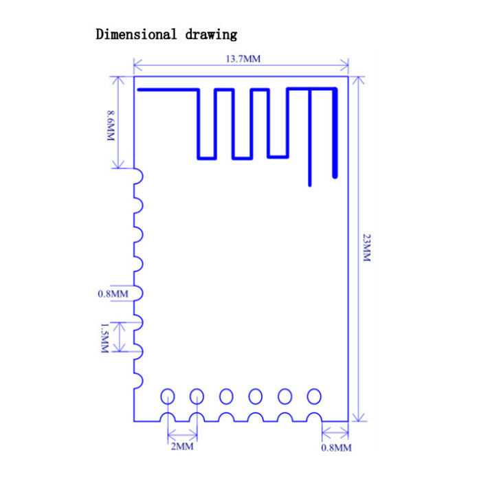 Otronic 2.4Ghz JDY-40 NRF24L01 wireless serial port transmission