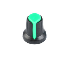 Otronic Knob for potentiometer Green 15mm 17mm