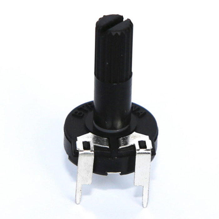 Otronic Potentiomètre de réglage 10K-ohm, paysage, avec bouton 15mm, douille hexagonale