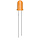 10x LED Diode 5mm Orange 2V