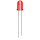 10x Diode LED 5mm Rouge 2V