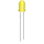 10x Diode LED 5mm Jaune 2V