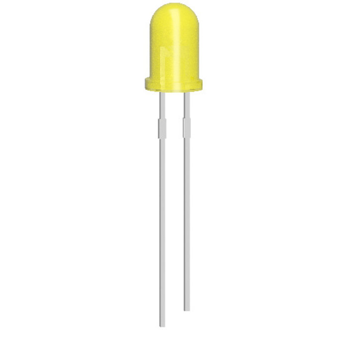 Otronic 10x Diode LED 5mm Jaune 2V