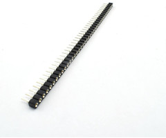 Otronic 2.54Mm 40 Pins Ronde Vrouwelijke Socket Pin Header Strip 1X40p Zwart