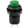 Bouton poussoir | marche-arrêt - verrouillage automatique | 14x20 trou rond 12mm | Vert