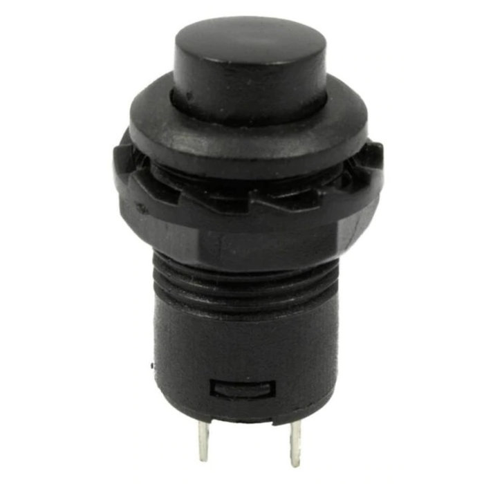 Otronic Push button | moment - pulse | 14x20 round hole 12mm | Black