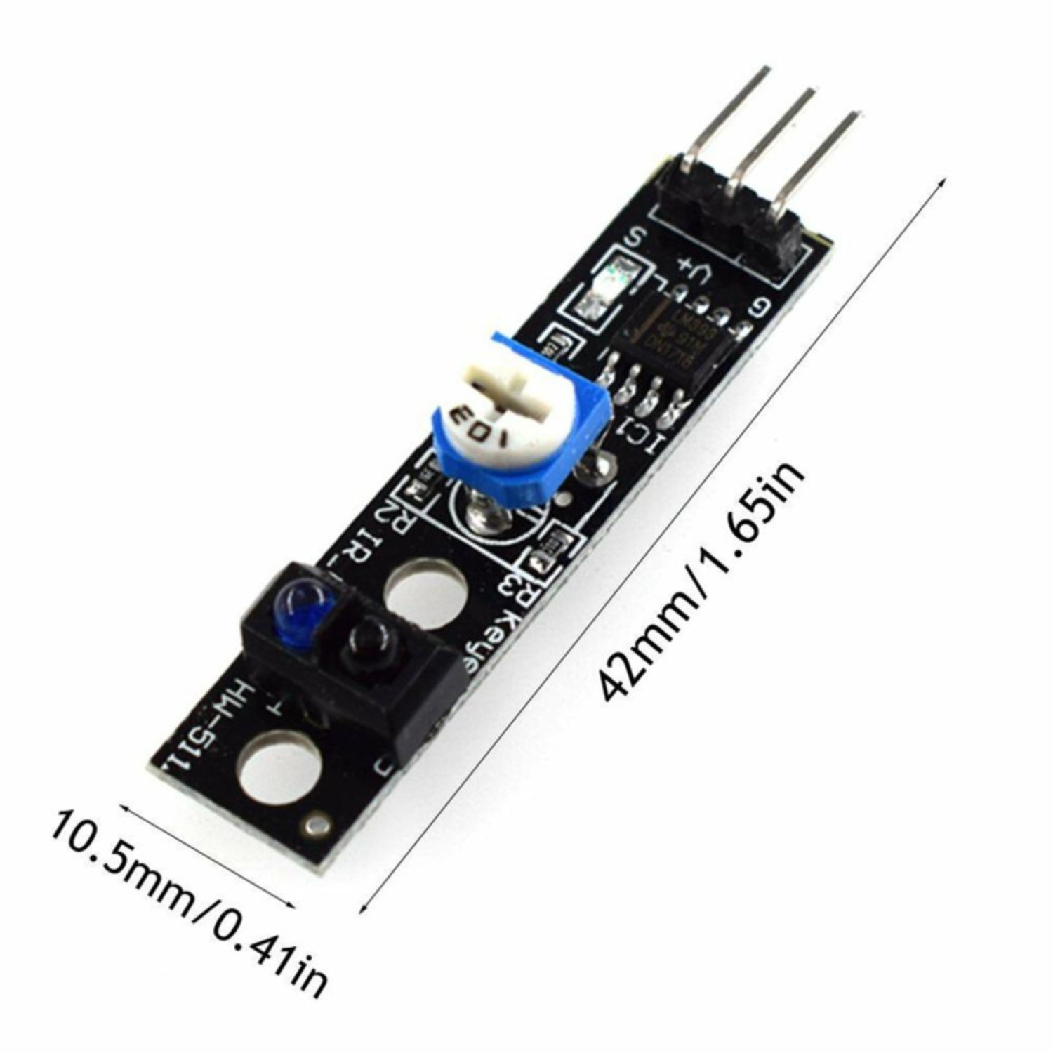 Line Tracking Infrared Module - 3 PIN, HW-511 TCRT5000 - OTRONIC