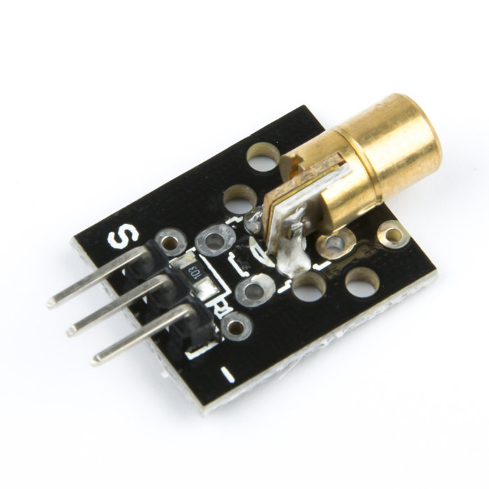 Otronic Laserdiode 5V Modul roter Laser 650nm 5mW Kupferkopf
