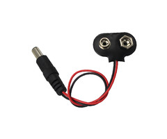 Otronic 9V batterij clip met 5.5mm jack