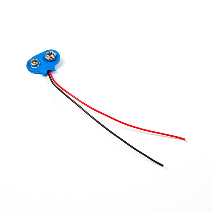 Otronic 9V battery clip connection blue