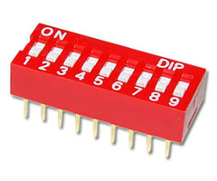 Otronic 9 Pin DIP Switch - 2.54mm pitch