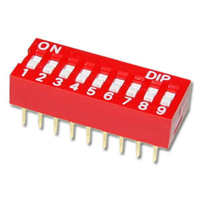 Otronic Commutateur DIP à 9 broches - pas de 2,54 mm