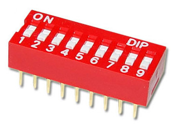 Otronic 9 Pin DIP Switch - 2.54mm pitch