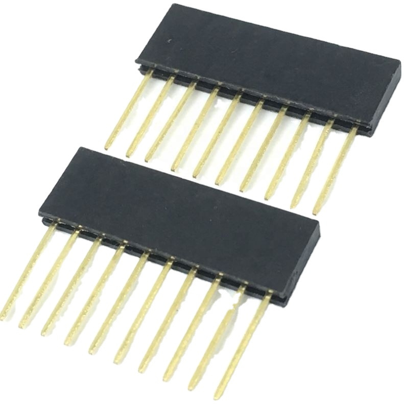 Otronic 10-poliger, 11 mm hoher, stapelbarer Stiftleistenstecker