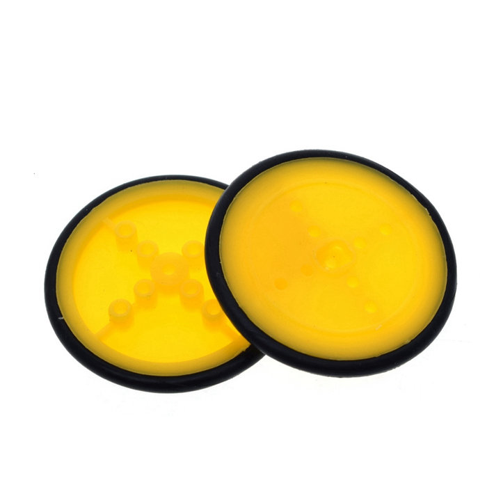 Otronic 40mm Plastic Wiel met Rubber Ring