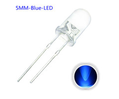 Otronic 10x LED Diode Transparant 5mm Blauw 3V