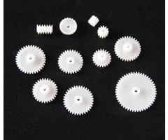 Otronic 11 types d'engrenages différentiels à couronne d'arbre en plastique bricolage pour la robotique