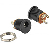 Otronic DC power jack Female 5.5x2.1mm DC-022 with nut