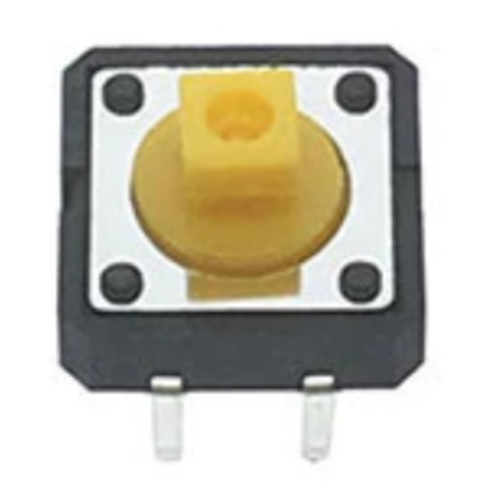 Otronic Bouton poussoir | instant - pouls | 12x12x7 | Rouge