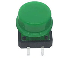 Otronic Druckknopf | Moment - Puls | 12x12x7 | Grün