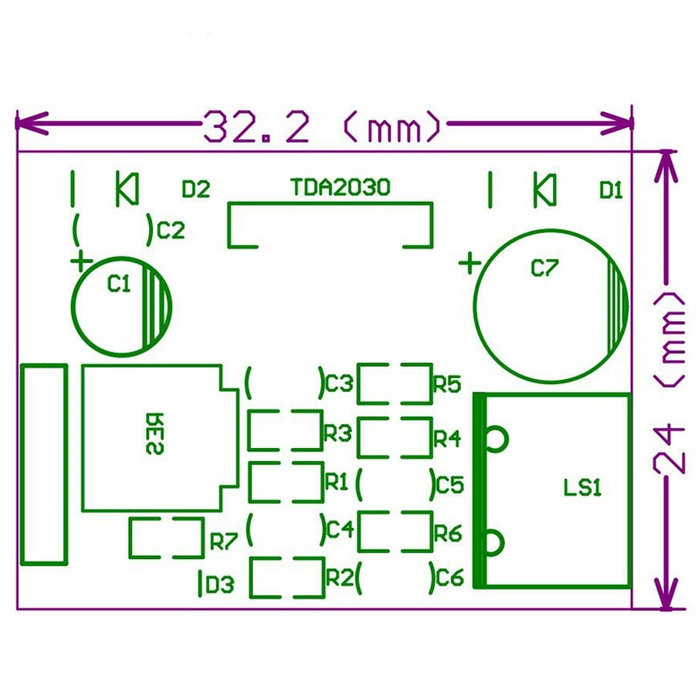 Otronic 18 Watt mono amplifier TDA2030