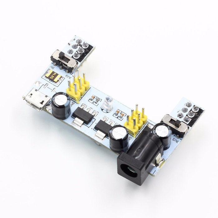Otronic MB102 DC 7-12V USB Interface Breadboard Voedingsmodule 2-kanaalskaart