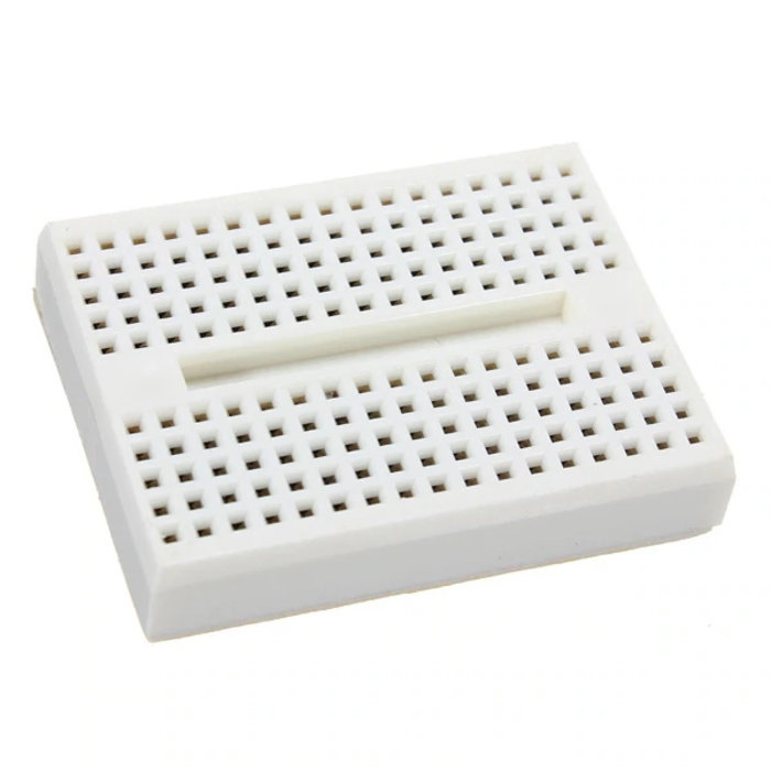 Otronic Mini-Breadboard 170 Löcher für Prototyping Weiß ohne Kupplung