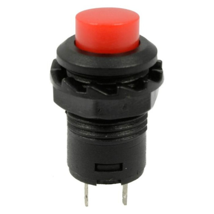 Otronic Push button | moment - pulse | 14x20 round hole 12mm | Red