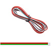Otronic Câble 3 conducteurs 22AWG Ø1.3mm rouge/vert/blanc 1 mètre