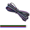 Otronic Câble 4 conducteurs 22AWG Ø1.3mm bleu/rouge/vert/noir 1 mètre
