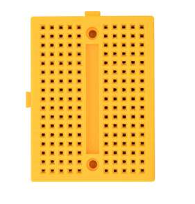 Otronic Mini-Breadboard 170 Löcher für Prototyping Gelb (verbinden)
