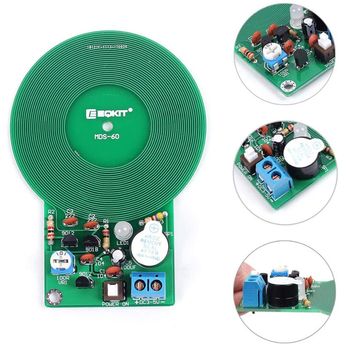 Otronic Détecteur de métaux - Kit de soudure DIY pour débutants - STEM Education