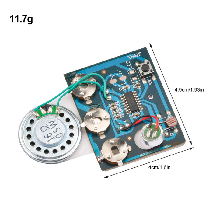 Otronic Module sonore Sensible à la lumière sur carte ou boîtier