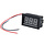 Voltmeter 0-100V - Red, 0.56 inch, 3 Wires