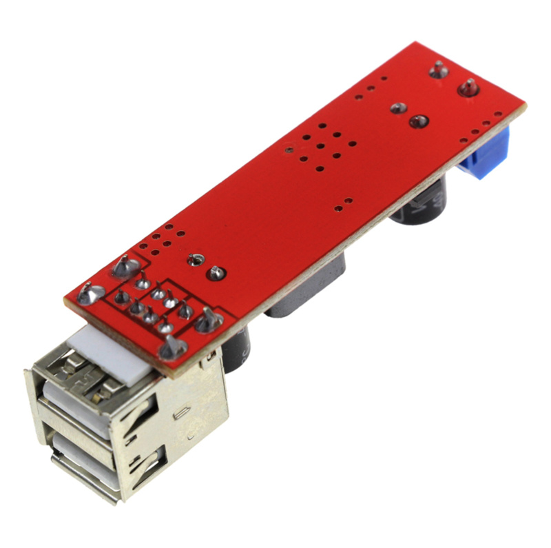 Otronic DC-DC-Abwärtswandler mit doppeltem USB-Anschluss (LM2596) – von 6–40 V auf 5 V, 3 A
