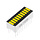 10-Segment-LED-Leiste Gelb