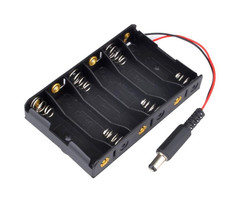 Otronic 6x AA battery holder with DC jack (9V)
