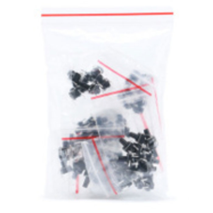 Otronic Set mit 70 Puls DIP-Drucktasten in 7 verschiedenen Längen