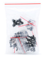 Otronic Ensemble avec 70 boutons poussoirs Pulse DIP en 7 longueurs différentes