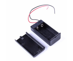 Otronic 9V battery holder with ON OFF toggle switch 9 volt with cover