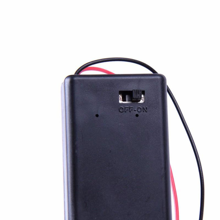 Otronic 9V batterijhouder met AAN UIT tuimelschakelaar 9 volt met deksel