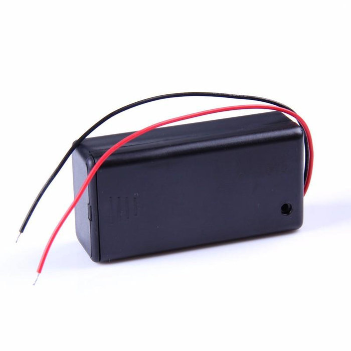 Otronic 9V battery holder with ON OFF toggle switch 9 volt with cover