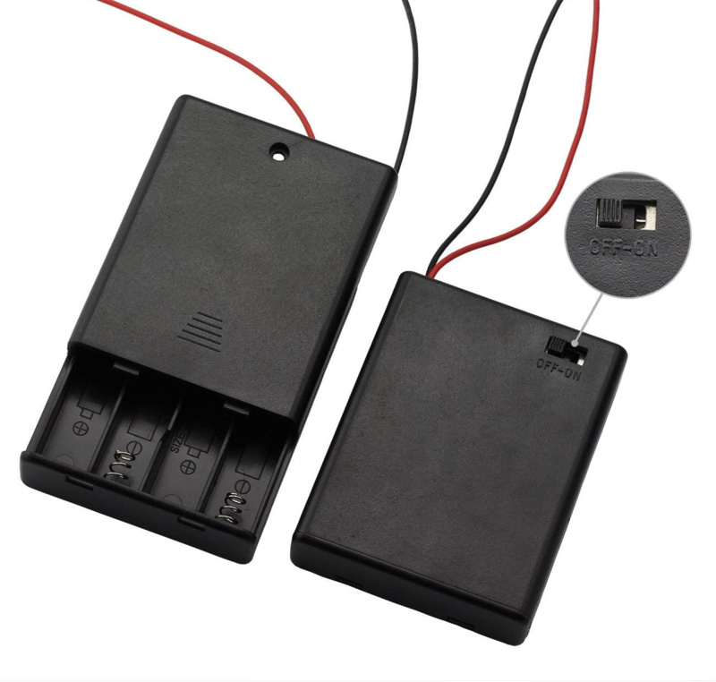 Otronic 4x AAA batterijhouder met uit/aan schakelaar (6V)