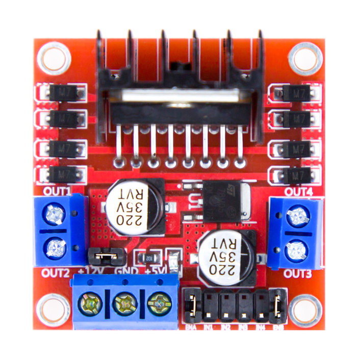 Otronic Carte de commande de moteur L298N rouge